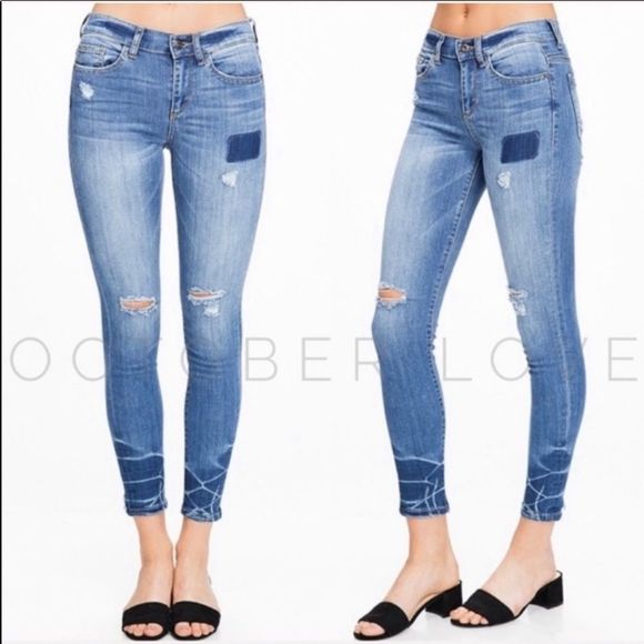 044-cropped denim jeans - Picture 4 of 4